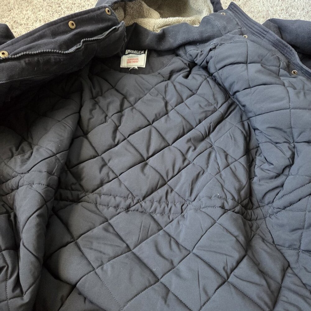 Duluth Trading Superior Fire Hose Insulated Parka Winter Coat Women’s XL Black - Picture 7 of 8